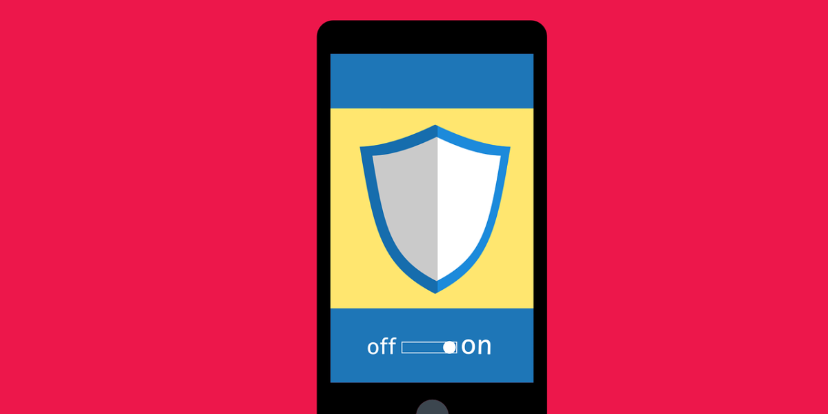 Mobile app security Free cyber security phone login vector