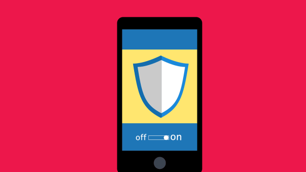 Mobile app security Free cyber security phone login vector