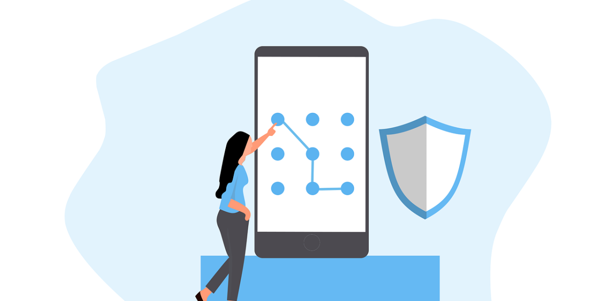Strong Passwords Free security pattern lock vector