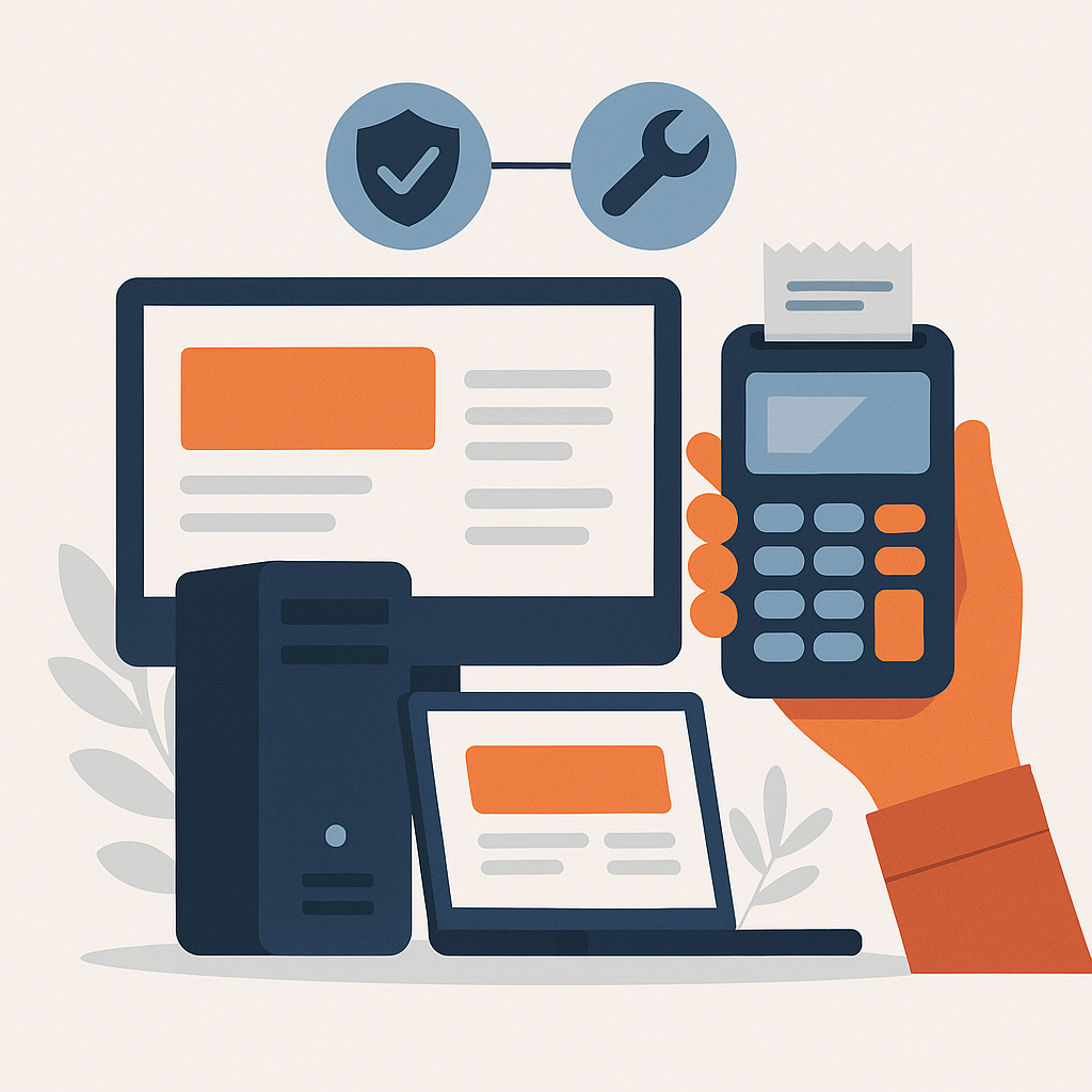 Computers and calculator for services