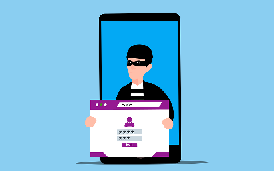 credential theft Free phishing scam website vector