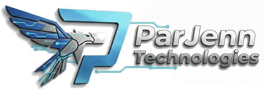 Modern logo with technology theme